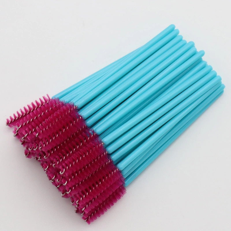 လက်ကား Nylon Brush ရောင်စုံ Eyelash Curler Eyelash Grafting Portable Eyelash Comb Cosmetic Brush Yiwu လက်ကား 