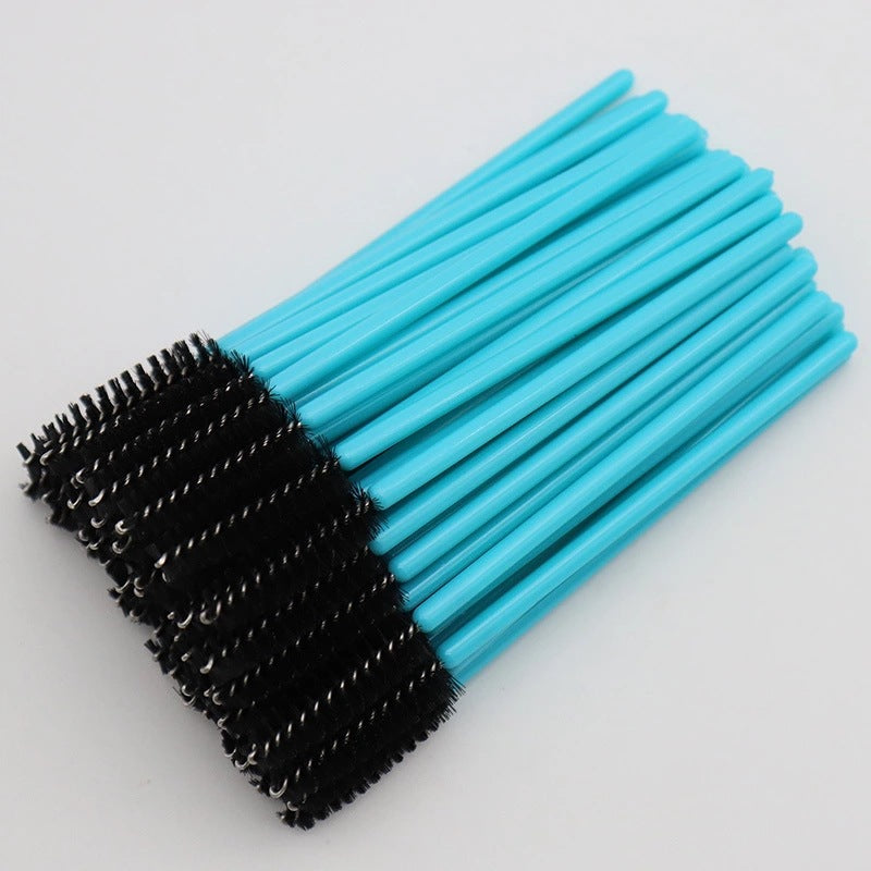 လက်ကား Nylon Brush ရောင်စုံ Eyelash Curler Eyelash Grafting Portable Eyelash Comb Cosmetic Brush Yiwu လက်ကား 