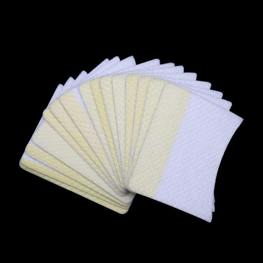 Wholesale grafted eyelash cotton pads to remove eyelash residue non-woven cotton pads nail polish remover cotton 