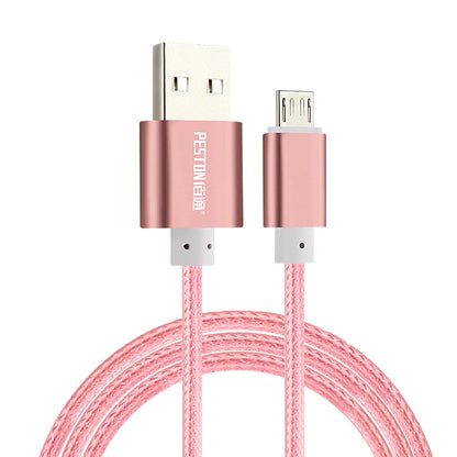 Mobile phone data cable manufacturers wholesale 2.1A for Android iphone charging cable nylon braided USB cable 