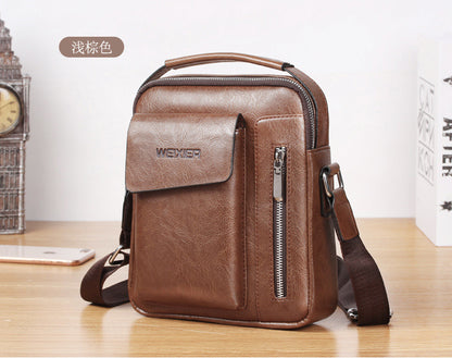 Shoulder bag men's portable men's messenger bag casual Japanese men's cross-body bag business men's bag bagmen