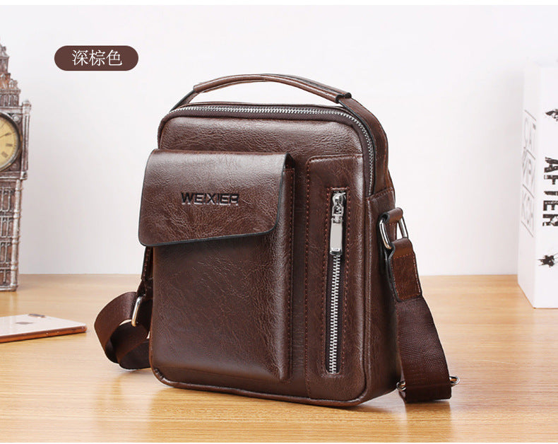 Shoulder bag men's portable men's messenger bag casual Japanese men's cross-body bag business men's bag bagmen