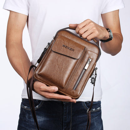 Shoulder bag men's portable men's messenger bag casual Japanese men's cross-body bag business men's bag bagmen