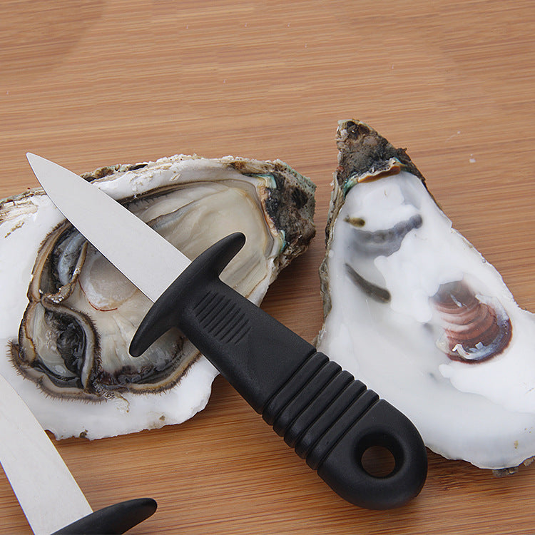 Factory direct sales Yangjiang stainless steel oyster knife oyster knife aquatic scallop tool oyster knife oyster knife 