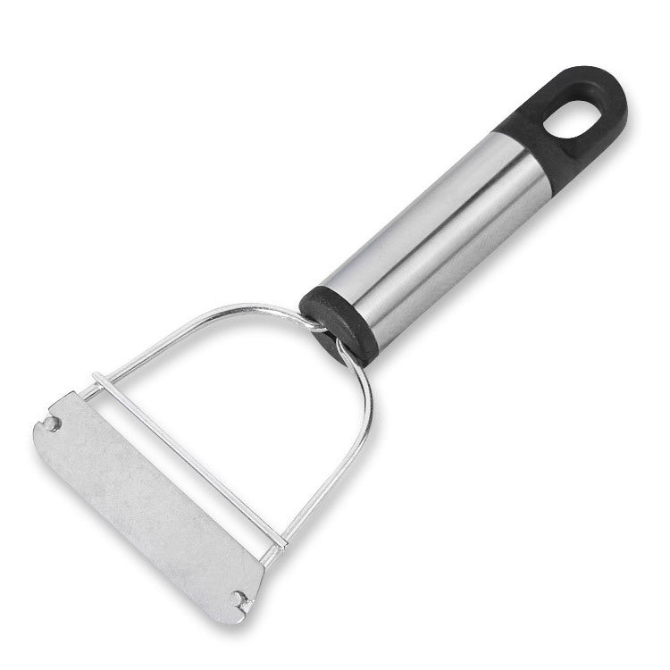 Wholesale dollar store department store peeler stainless steel kitchen peeling knife Yangjiang steel handle small pull planer 