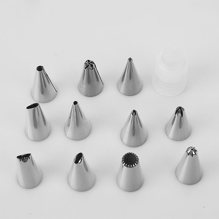 430 stainless steel decorating nozzle 12-head decorating set cookie nozzle cream decorating tool baking 