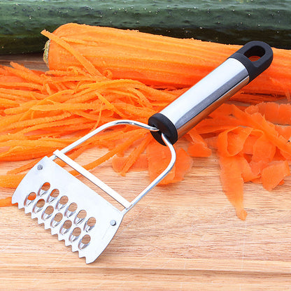 Stainless steel multi-purpose peeler with steel handle, multi-purpose peeler, household peeling knife, melon planer, fish scale planer in stock 