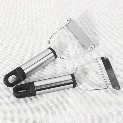 Wholesale dollar store department store peeler stainless steel kitchen peeling knife Yangjiang steel handle small pull planer 