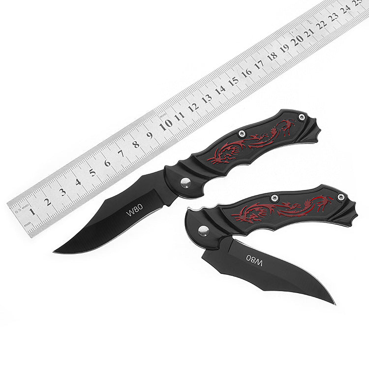 Department store's new lock-free outdoor survival folding knife stainless steel camping knife knife fruit knife 