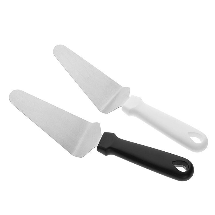 Department store stainless steel pizza shovel PP handle sand light triangle cheese shovel diy baking tool cake shovel 