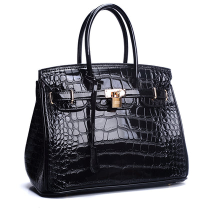 အမျိုးသမီးများအတွက်အိတ် 2022 New Crocodile Pattern Platinum Bag Crossbody Bag ဥရောပနှင့်အမေရိကန်ဖက်ရှင်ပခုံးလက်ကိုင်အိတ် စက်ရုံတိုက်ရိုက်ရောင်းချ 