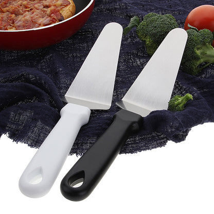 Department store stainless steel pizza shovel PP handle sand light triangle cheese shovel diy baking tool cake shovel 