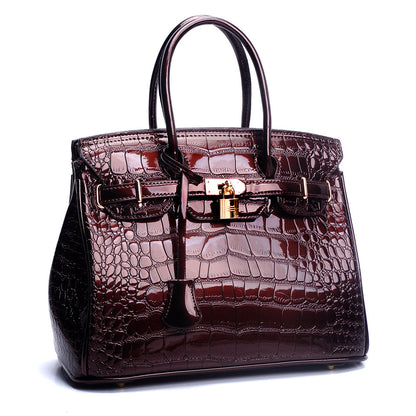 အမျိုးသမီးများအတွက်အိတ် 2022 New Crocodile Pattern Platinum Bag Crossbody Bag ဥရောပနှင့်အမေရိကန်ဖက်ရှင်ပခုံးလက်ကိုင်အိတ် စက်ရုံတိုက်ရိုက်ရောင်းချ 