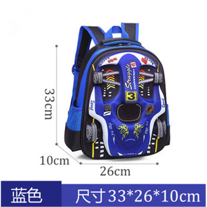 Factory price wholesale new children's schoolbags kindergarten elementary school students' schoolbags cartoon car boys' backpacks 