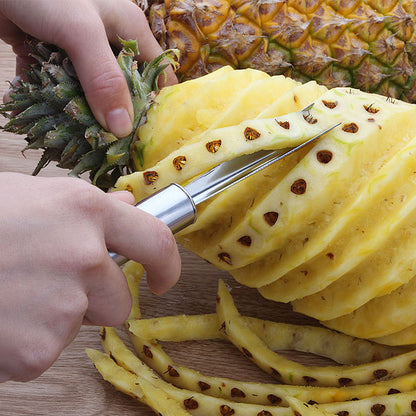 Household pineapple spatula stainless steel pineapple knife peeler peeling eye pineapple fork pineapple v-shaped eye digging tool 