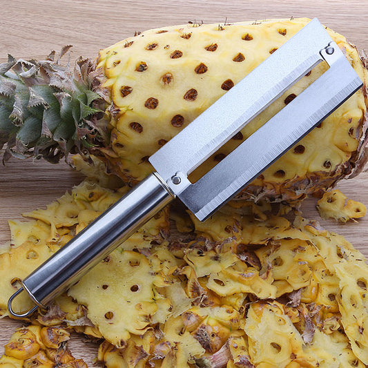 Stainless steel pineapple knife fruit peeler cut pineapple knife steel handle home kitchen fruit potato peeling knife 