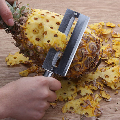 Stainless steel pineapple knife fruit peeler cut pineapple knife steel handle home kitchen fruit potato peeling knife 