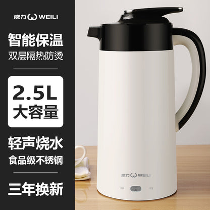 Live broadcast power kettle household large capacity constant temperature insulation anti-dry boil electric kettle wholesale free shipping 