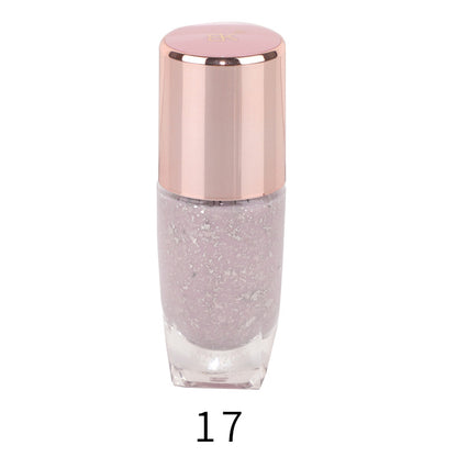 2022 New 24 Colors 7 Days Water-Based Nail Polish No Bake, Quick Drying, Odorless, Long-lasting Glossy Internet Celebrity Nail Polish Wholesale