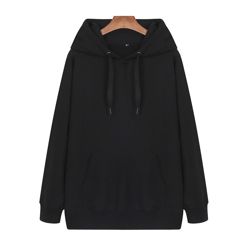 2022 new spring and autumn trend fashion loose high-quality thickened terry hooded pullover sweater long sleeves can be printed 