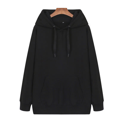 2022 new spring and autumn trend fashion loose high-quality thickened terry hooded pullover sweater long sleeves can be printed 