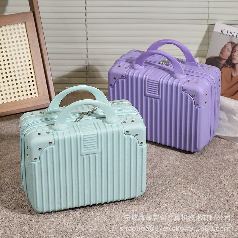 Korean version 14-inch suitcase, women's suitcase, travel bag, souvenir, cosmetic case, small travel organizer, wholesale 