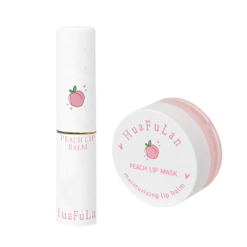 Huflan tinted moisturizing lip balm lipstick day and night dual use set moisturizing and nourishing to reduce lip lines and prevent chapped lips 