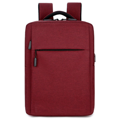 Manufacturer wholesale backpack men's classic outdoor casual backpack Oxford cloth business logo computer bag student school bag 