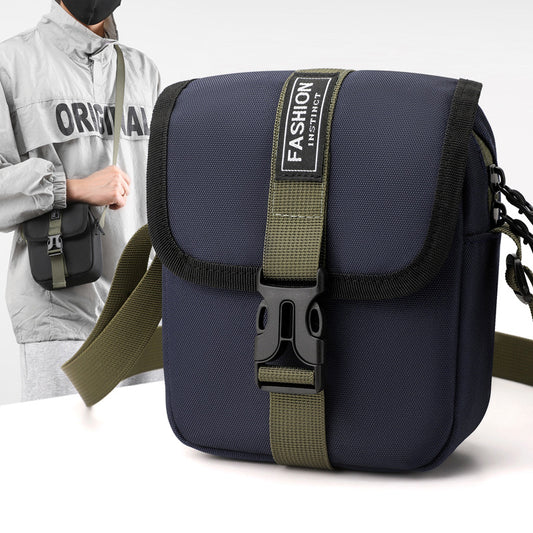 New fashion all-match men's Messenger bag functional wind small and light Messenger bag outdoor travel shoulder bag men 