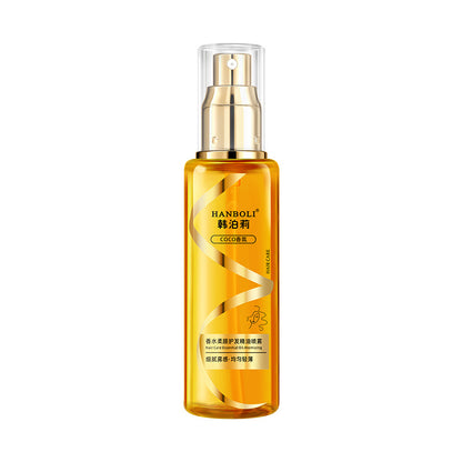 Hanboli Perfume Smooth Hair Care Essential Oil Spray သည် ခြောက်သွေ့ခြင်းနှင့် ဖျော့တော့ခြင်းကို ပိုမိုကောင်းမွန်စေသော Spray One Spray ဖြင့် ချောမွေ့ခြင်းမရှိသော Anti-static Spray အမျိုးအစားဖြစ်သည်။ 