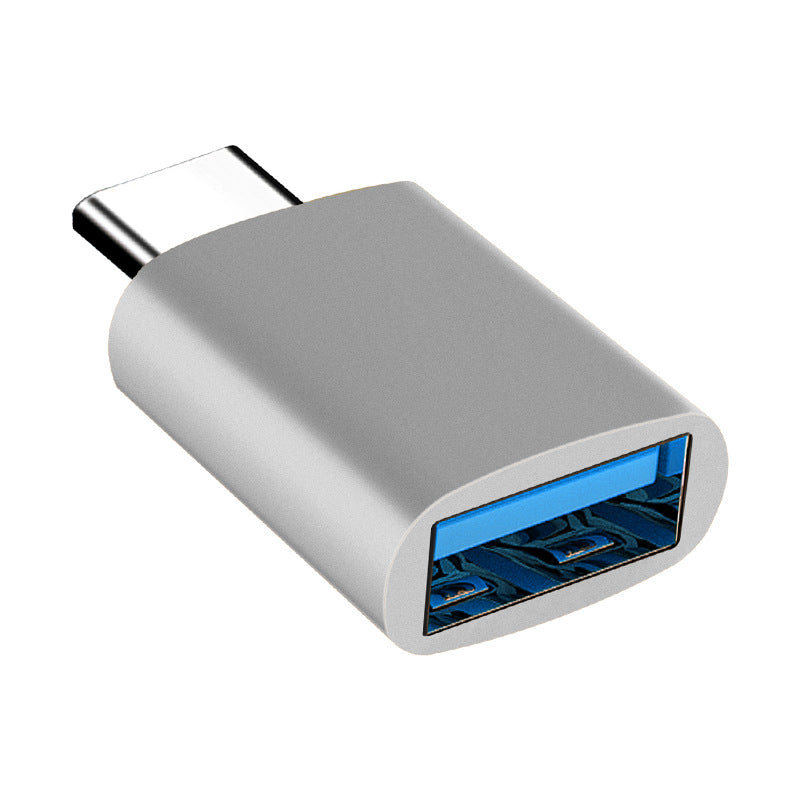 Metal Type-C to USB3.0 adapter mobile phone otg tablet U disk converter port notebook expansion conversion 