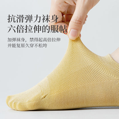 Socks women's summer thin boat socks pure color mesh combed cotton classic all-match anti-off breathable sweat-absorbing socks wholesale 