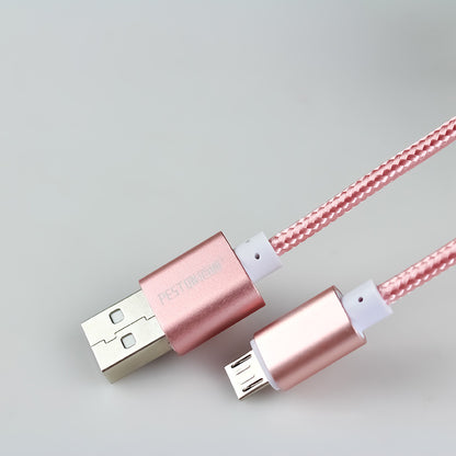 Mobile phone data cable manufacturers wholesale 2.1A for Android iphone charging cable nylon braided USB cable 