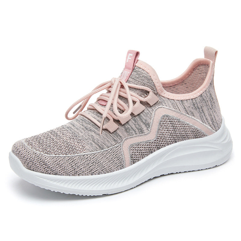 Elderly shoes women's 2023 spring and autumn middle-aged and elderly walking shoes manufacturers wholesale running shoes on behalf of soft-soled non-slip mother shoes 