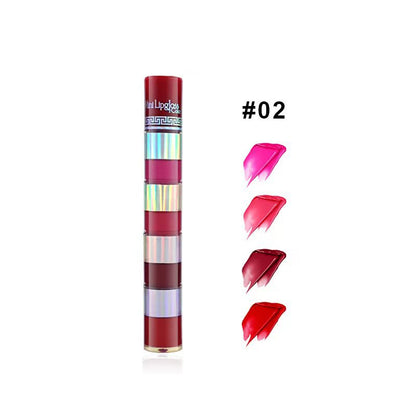 MISIOU BEAUTY cross-border four-in-one lip gloss lip glaze non-stick cup liquid lipstick makeup wholesale 