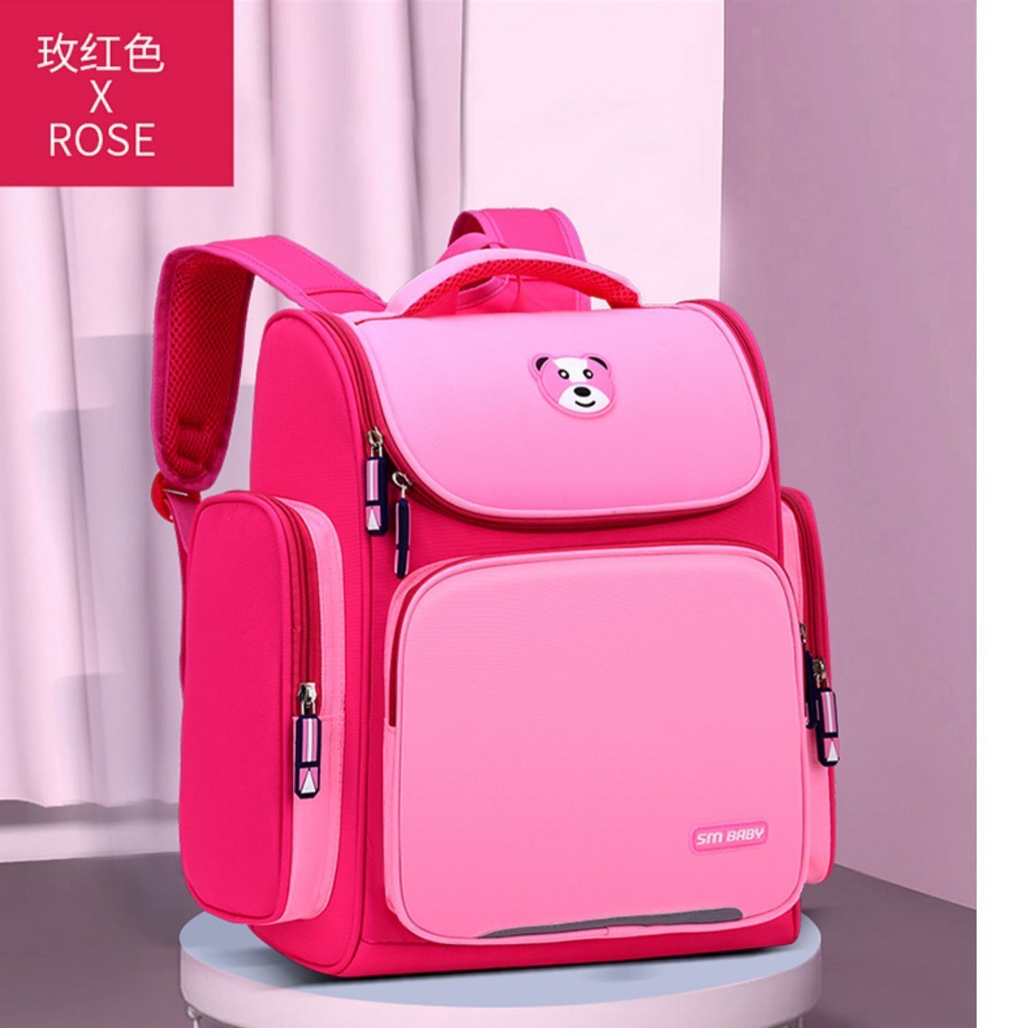 New children's schoolbag lightweight backpack 3-6-12 years old pupils schoolbag wholesale LOGO printing 