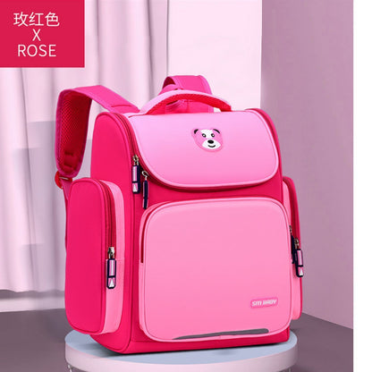 New children's schoolbag lightweight backpack 3-6-12 years old pupils schoolbag wholesale LOGO printing 