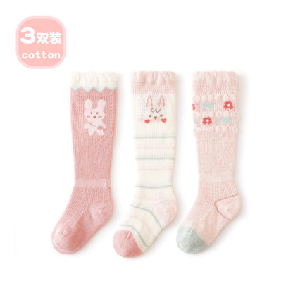 Baby socks summer over-the-knee stockings mesh socks thin anti-mosquito socks type a baby socks newborn loose mouth 