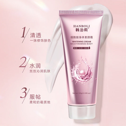 Hanboli Niacinamide Body Cream သည် Moisturizing and Refreshing Body Moisturizing Cream သည် ခန္ဓာကိုယ်အနှံ့ အသုံးပြုနိုင်ပါသည်။