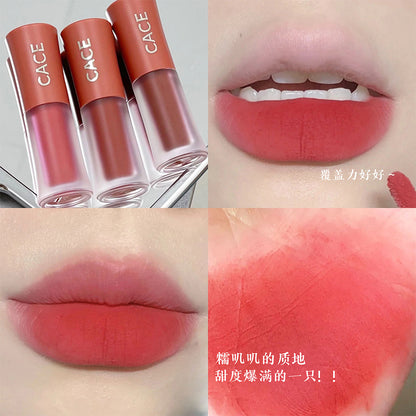 CACE pure matte lip mud velvet color whitening lip glaze light and versatile makeup wholesale internet celebrity live broadcast 