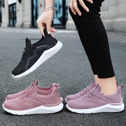 Shoes women's new breathable soft sole shoes wholesale casual sports women's shoes manufacturers on behalf of the trend of comfortable running shoes 