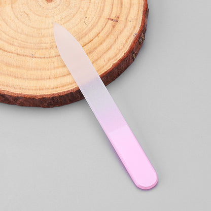 Glass nail polishing file, crystal glass nail file, manicure polishing strip, manicure tools, manicure glass strip 