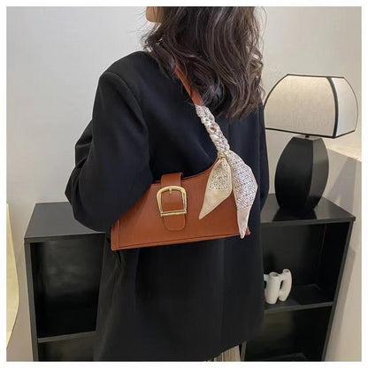 Jianneng high-end niche design bag women 2023 new all-match fashion one-shoulder armpit bag explosive style baguette 