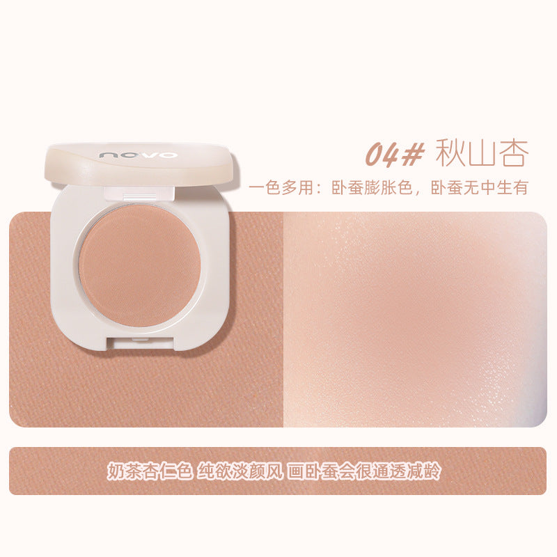 NOVO Cowherd color and Weaver Girl smart single color eye shadow, delicate and long-lasting makeup, student party earth color eye shadow palette wholesale 