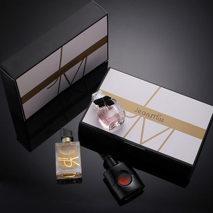 Xiaocheng Yixiang Black Crow Perfume Gift Box တာရှည်ခံ အလင်းရနံ့ Douyin Hot Style Reversal Free Women's Perfume Set လက်ကား 