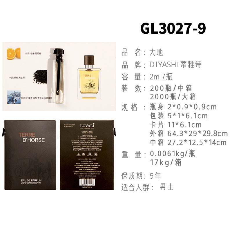 Vietnamese perfume sample Nair perfume women's perfume men's perfume wholesale card perfume q version trial pack 2 