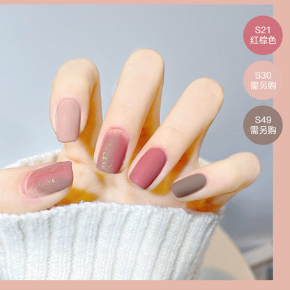 Maxfine matte water-based nail polish no baking quick drying long-lasting matte non-tearable whitening nail polish wholesale