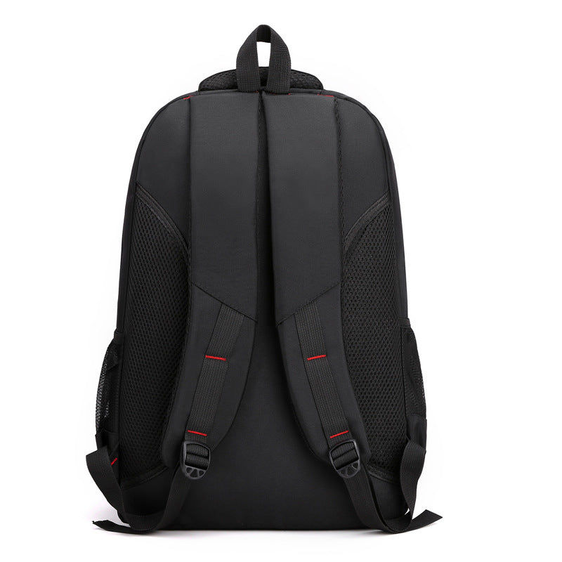 2022 New Large Capacity Backpack Men's Simple Fashion Middle School College Student School Bag Waterproof Multi-Function Computer Backpack 