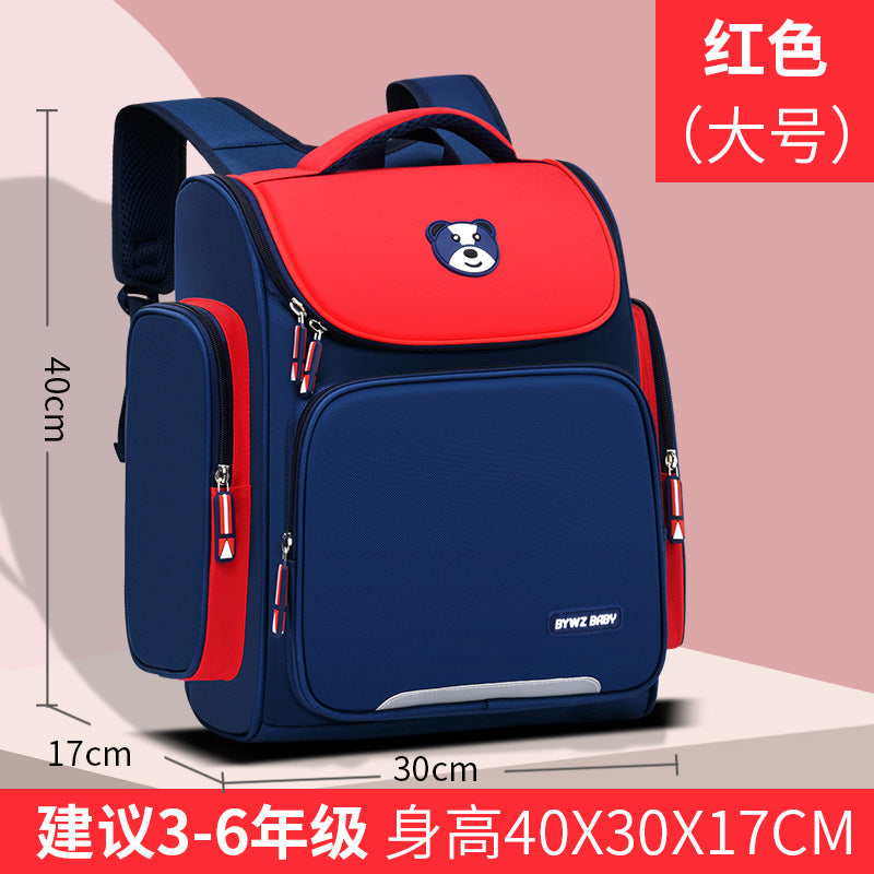 New children's schoolbag lightweight backpack 3-6-12 years old pupils schoolbag wholesale LOGO printing 