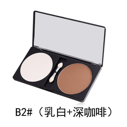 Highlight contouring palette, matte glitter nose shadow, eye shadow, popular highlight palette, facial highlight shadow three-dimensional combination palette 